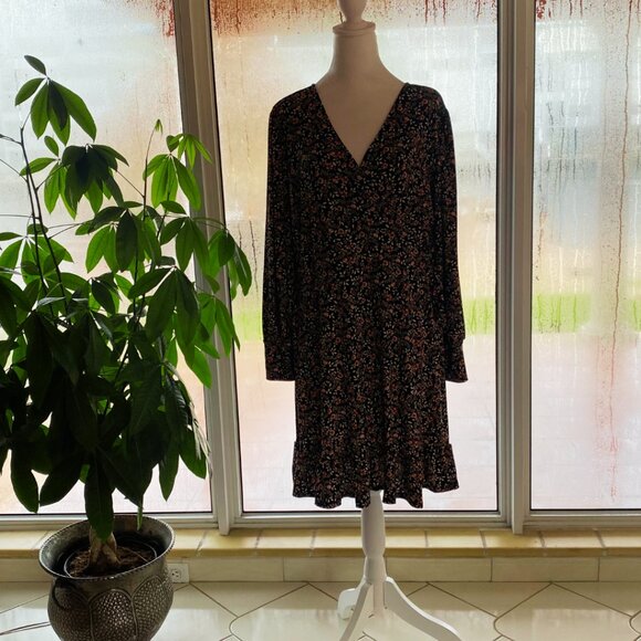 Kaileigh Pamela Knit Faux Wrap Dress, Size 2X - Picture 11 of 14